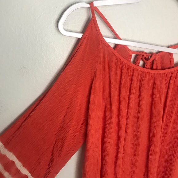 Altar’D State red boho tie dye darling dress - Picture 2 of 6